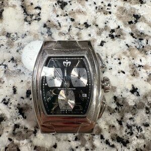 Technomarine Silver and Black watch